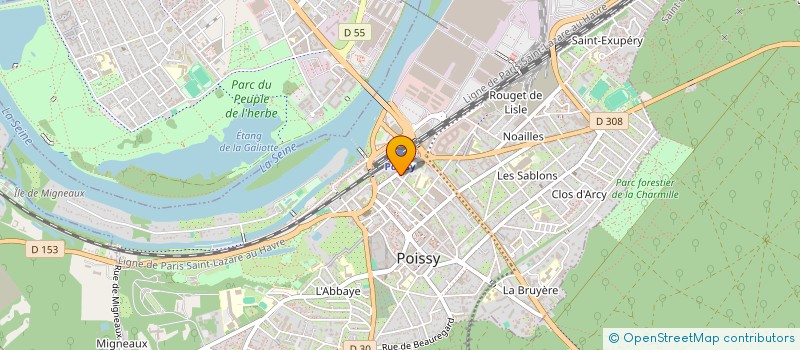 localisation de l'entreprise MADAME CAMILLE COLLADO  POISSY