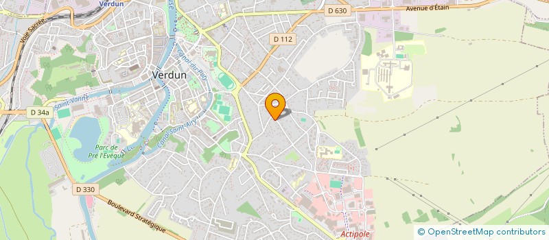 localisation de l'entreprise MADAME CAMILLE COLLIN à VERDUN