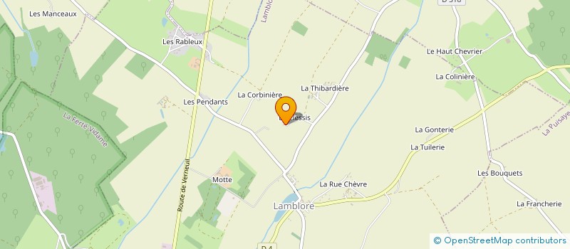 localisation de l'entreprise MADAME CAMILLE COLUCCI à LA CHAPELLE-FORTIN