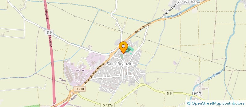 localisation de l'entreprise MADAME CAMILLE COMBY à SAINT-BEAUZIRE