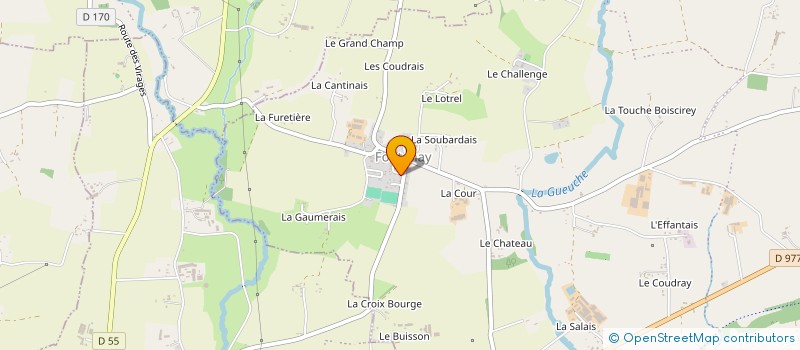 localisation de l'entreprise MADAME CAMILLE COQUELIN  ROMAGNY FONTENAY