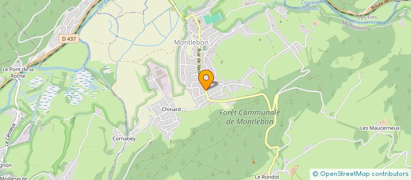 localisation de l'entreprise MADAME CAMILLE COQUIBUS  MONTLEBON