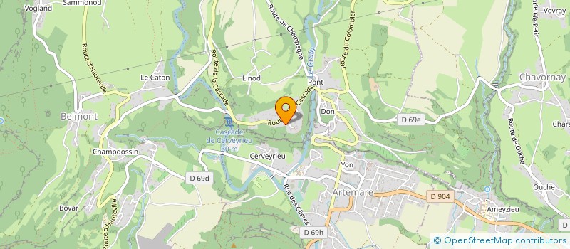 localisation de l'entreprise MADAME CAMILLE CORBEL à VALROMEY-SUR-SERAN