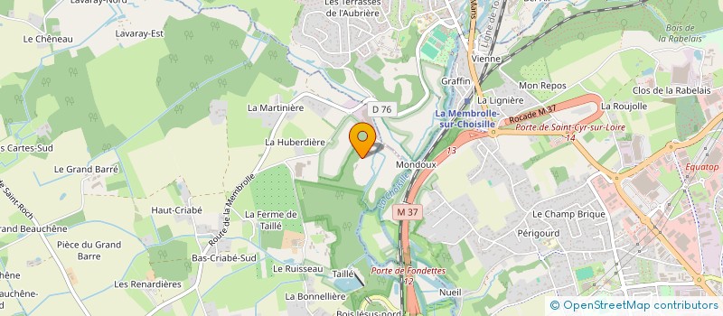 localisation de l'entreprise MADAME CAMILLE CORNUT GENTILLE  FONDETTES