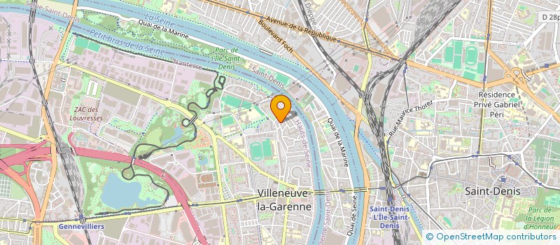 localisation de l'entreprise MADAME CAMILLE CORONIO  VILLENEUVE-LA-GARENNE