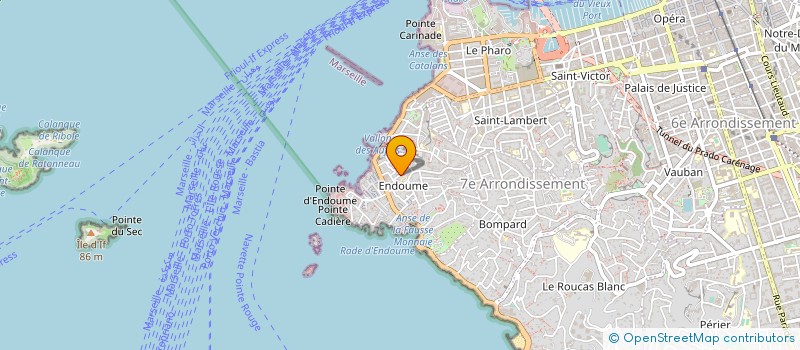 localisation de l'entreprise MADAME CAMILLE CORRAO à MARSEILLE