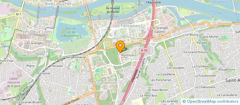 localisation de l'entreprise MADAME CAMILLE CORRETEL à TOURS