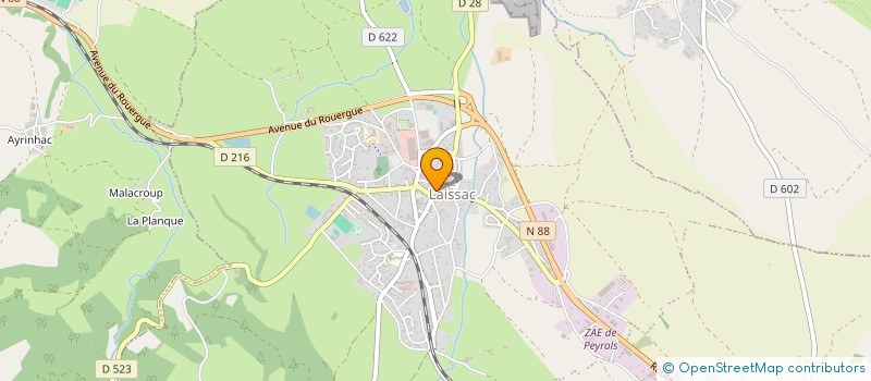 localisation de l'entreprise MADAME CAMILLE CORTESI  LAISSAC-SEVERAC L'EGLISE