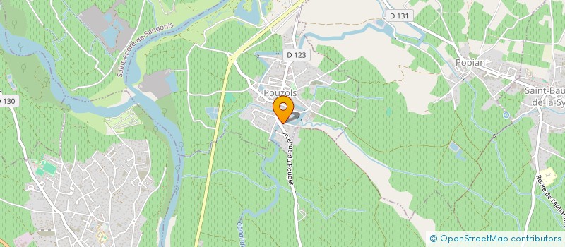 localisation de l'entreprise MADAME CAMILLE COUCHARRIERE  POUZOLS