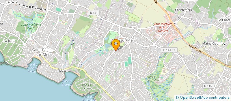 localisation de l'entreprise MADAME CAMILLE COULAY  VAUX-SUR-MER