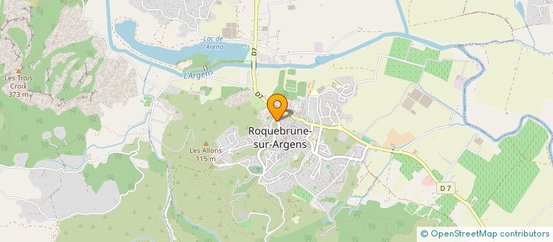 localisation de l'entreprise MADAME CAMILLE COUPECHOUT à ROQUEBRUNE-SUR-ARGENS