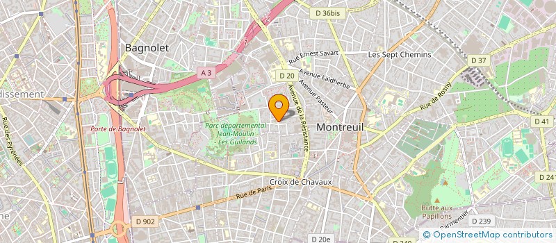 localisation de l'entreprise MADAME CAMILLE COURLIVANT à MONTREUIL