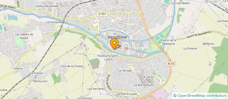 localisation de l'entreprise MADAME CAMILLE COURSAULT à VENDOME