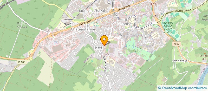 localisation de l'entreprise MADAME CAMILLE COURTOIS à BESANCON