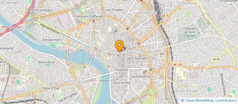 localisation de l'entreprise MADAME CAMILLE COUSTAUT  TOULOUSE