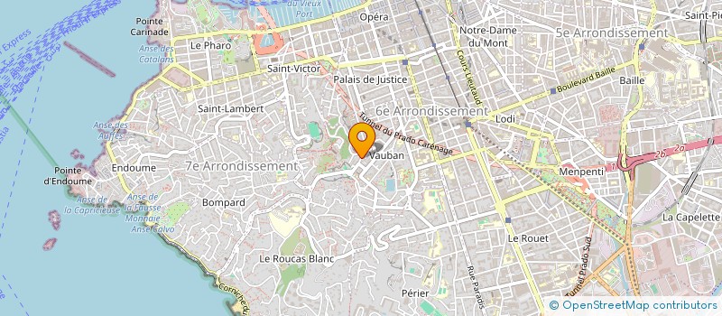 localisation de l'entreprise MADAME CAMILLE COUTON à MARSEILLE