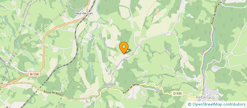 localisation de l'entreprise MADAME CAMILLE CRABE  GAN