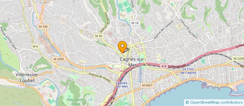 localisation de l'entreprise MADAME CAMILLE CRESP à CAGNES-SUR-MER