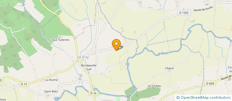 localisation de l'entreprise MADAME CAMILLE CRETIER  LE PUY