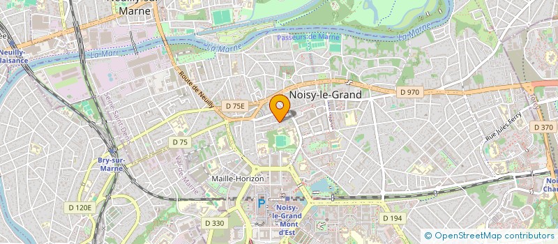 localisation de l'entreprise MADAME CAMILLE CROATTO à NOISY-LE-GRAND