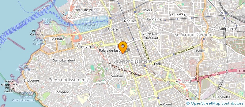 localisation de l'entreprise MADAME CAMILLE CROS  MARSEILLE