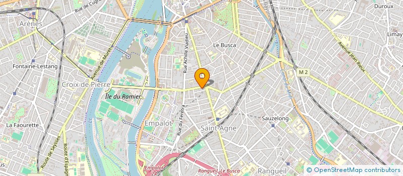 localisation de l'entreprise MADAME CAMILLE CROS  TOULOUSE
