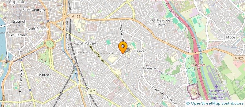 localisation de l'entreprise MADAME CAMILLE CRUCHON  TOULOUSE