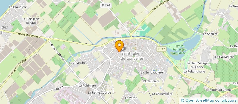 localisation de l'entreprise MADAME CAMILLE CUSSONNEAU à SAINT-JULIEN-DE-CONCELLES