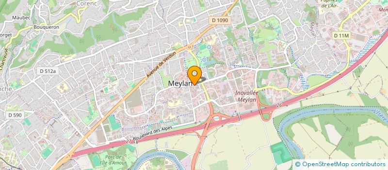 localisation de l'entreprise MADAME CAMILLE CZERNICHOW à MEYLAN