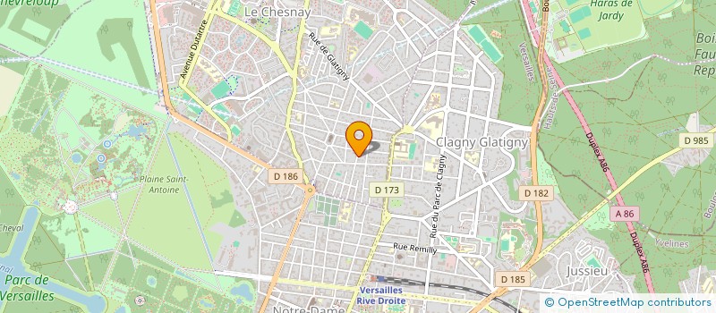 localisation de l'entreprise MADAME CAMILLE D'AUDIFFRET à LE CHESNAY-ROCQUENCOURT