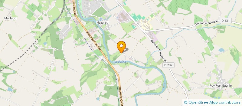 localisation de l'entreprise MADAME CAMILLE D'HUYVETTER  NERAC