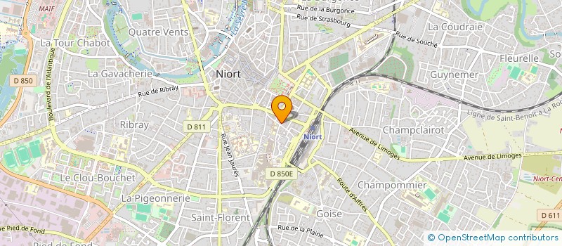 localisation de l'entreprise MADAME CAMILLE DAGUE à NIORT