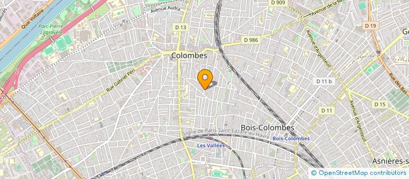 localisation de l'entreprise MADAME CAMILLE DALIBARD à COLOMBES