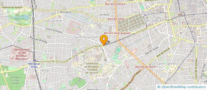 localisation de l'entreprise MADAME CAMILLE DAMADE à BORDEAUX