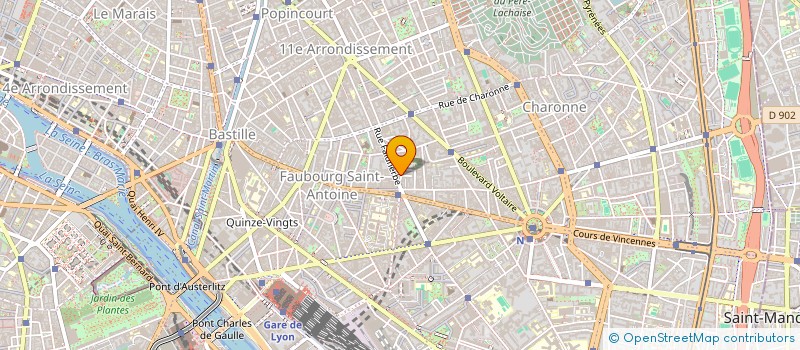 localisation de l'entreprise MADAME CAMILLE DANDELOT  PARIS