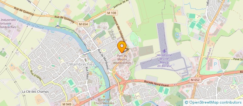 localisation de l'entreprise MADAME CAMILLE DARDEL  WAMBRECHIES