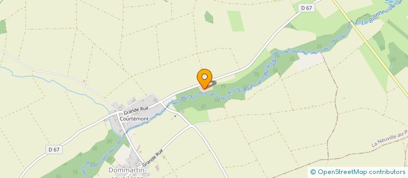 localisation de l'entreprise MADAME CAMILLE DARGENT  COURTEMONT