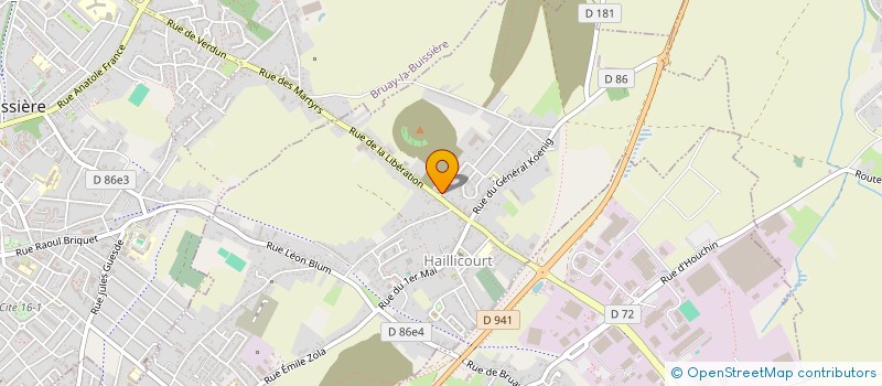 localisation de l'entreprise MADAME CAMILLE DARGOUL  HAILLICOURT