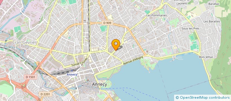 localisation de l'entreprise MADAME CAMILLE DASYLVA à ANNECY