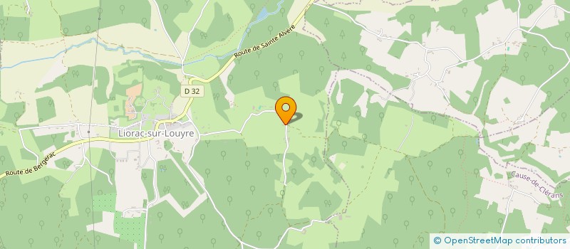 localisation de l'entreprise MADAME CAMILLE DAURIAT  LIORAC-SUR-LOUYRE