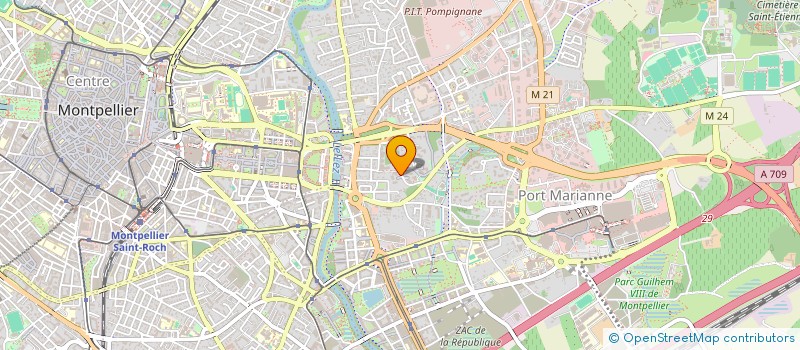 localisation de l'entreprise MADAME CAMILLE DAVAILLE à MONTPELLIER