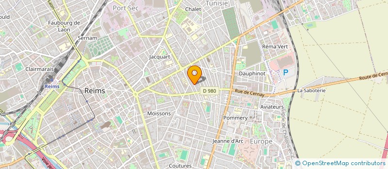 localisation de l'entreprise MADAME CAMILLE DAVERDON  REIMS