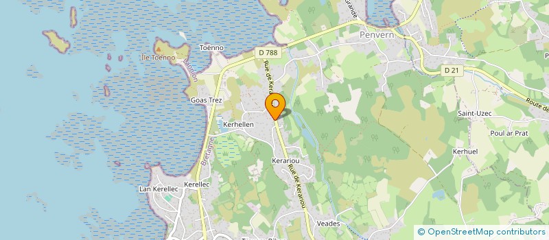 localisation de l'entreprise MADAME CAMILLE DE PHUOC à TREBEURDEN