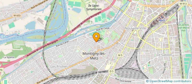 localisation de l'entreprise MADAME CAMILLE DE SANTIS à CREUTZWALD