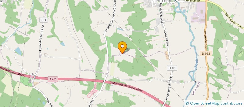 localisation de l'entreprise MADAME CAMILLE DE SELYS LONGCHAMPS  SAINT-CIRICE