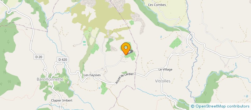 localisation de l'entreprise MADAME CAMILLE DEBUSSCHE  BARCILLONNETTE