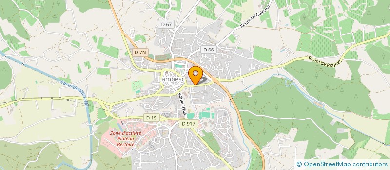 localisation de l'entreprise MADAME CAMILLE DECHARNIA  LAMBESC