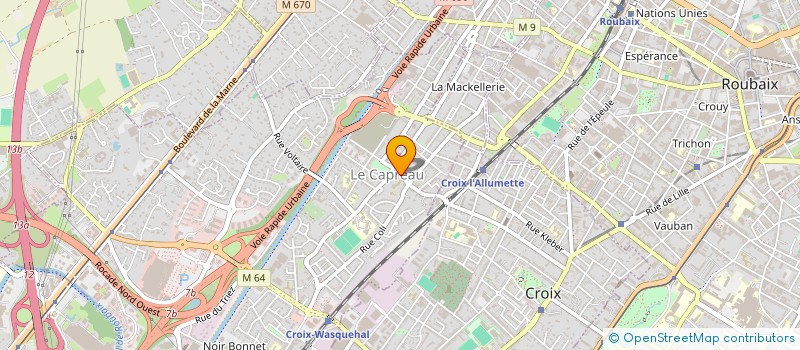 localisation de l'entreprise MADAME CAMILLE DECLERCQ  WASQUEHAL