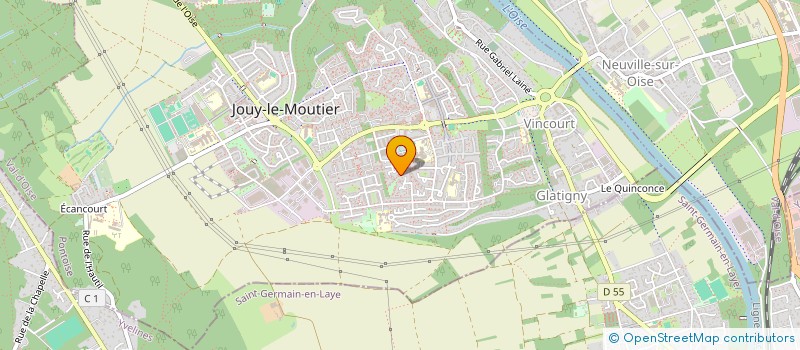 localisation de l'entreprise MADAME CAMILLE DECOBERT à JOUY-LE-MOUTIER