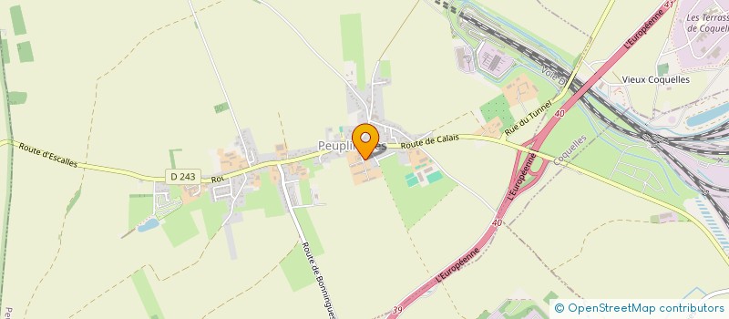 localisation de l'entreprise MADAME CAMILLE DECOBERT  PEUPLINGUES